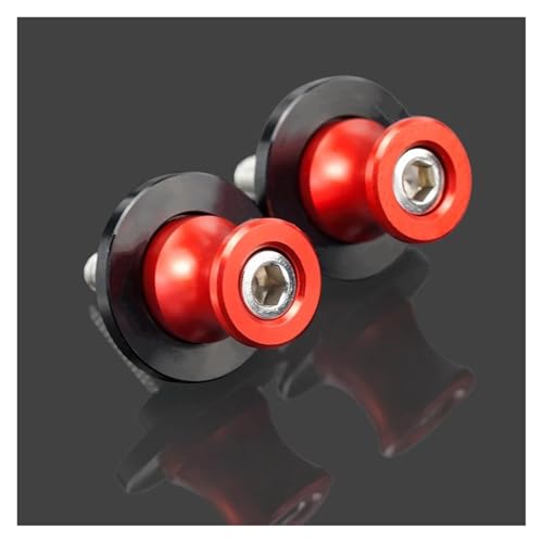 ZhyoNgFu Motorrad Schwingenspulenständer Für Tmax 530 2012-2019 Tmax530 Sx Dx 2017 2018 2019 Motorrad Zubehör 6MM Schwinge Spulen Stand Schrauben Slider(Rot) von ZhyoNgFu