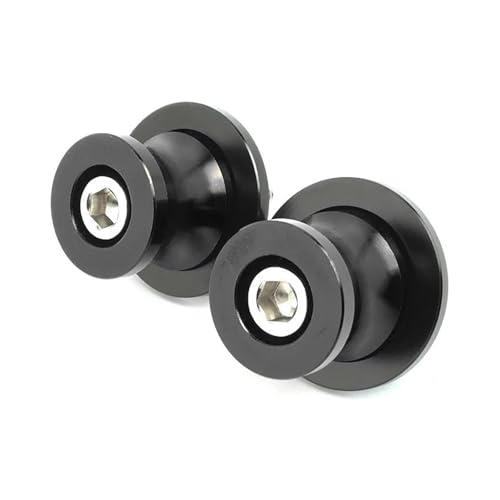 ZhyoNgFu Motorrad Schwingenspulenständer Für Tuareg 660 Tuareg660 2022 2023 Motorrad Zubehör Aluminium Schwinge Spool Slider Stand Schrauben Spulen(Schwarz) von ZhyoNgFu