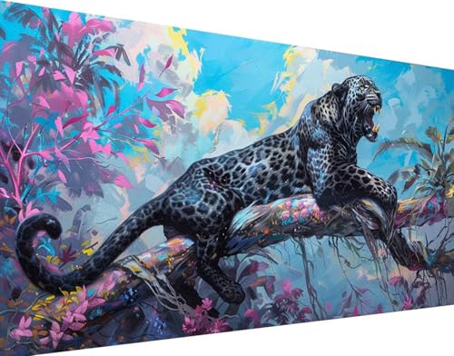 Zhyolei Diamond Painting Leopard 30x60cm DIY 5D Diamant Painting Stickerei Kreuzstich Basteln Set, Wandzimmer Deko Schlafzimmer, Kinder, Erwachsene Zhyolei Diamond Painting Leopard 30x60cm DIY 5D Diamant Painting Stickerei Kreuzstich Basteln Set, Wandzimmer Deko Schlafzimmer, Kinder, Erwachsene von Zhyolei