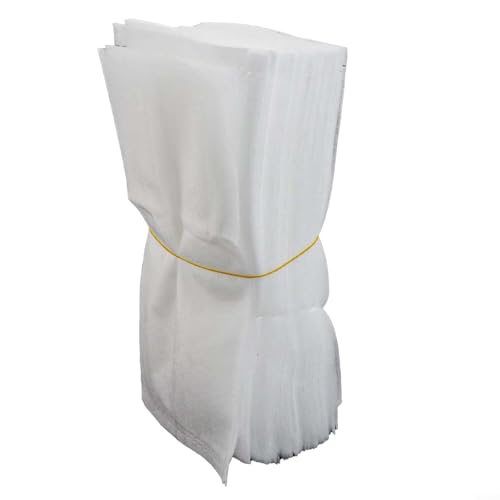 100 Vliestöpfe für Pflanzenkindergarten, atmungsaktives und biologisch abbaubares Material (18 x 20 cm faltbar) von ZiStarlilife