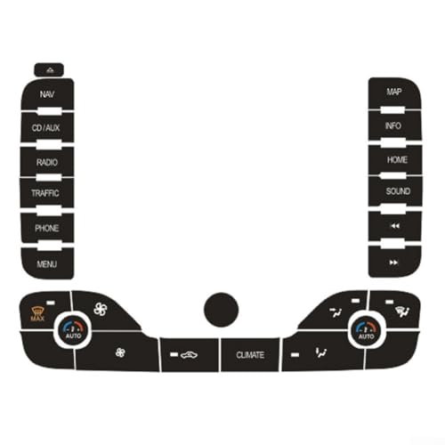 2 x Vinyl-Reparaturaufkleber für Ford für SMax 2011, perfekte Haftung und einfach zu verwenden von ZiStarlilife