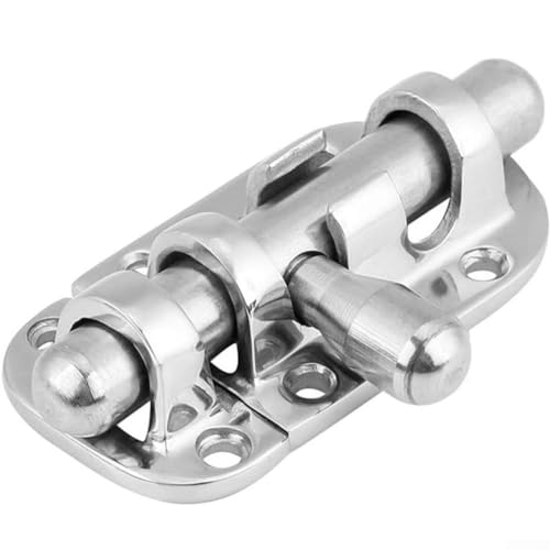 316 Edelstahl-Schiebestift-Verriegelung für Schiffstüren, entworfen für sichere Schiffstüren und Fenster mit rostbeständiger Oberfläche (60 x 30) von ZiStarlilife