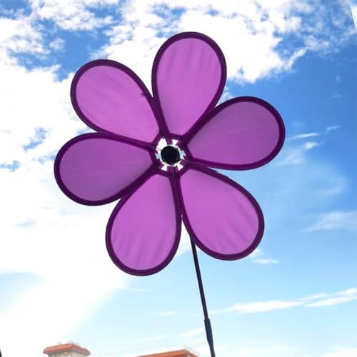 Amazing Spin Action Eye Catching Floral Designs Perfect For Adding Cheer To Your Backyard Or Patio (Purple) von ZiStarlilife