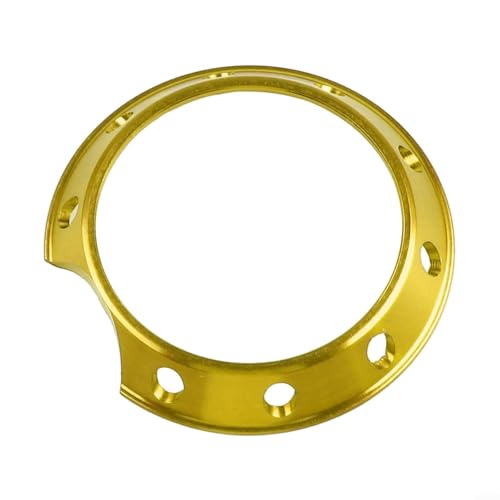 Anpassbarer dekorativer Ring, kompatibel mit ABU B4P4 für STX MAX4 PRO, Metalldesign, um Ihr Angel-Setup zu erhöhen (gelb) von ZiStarlilife