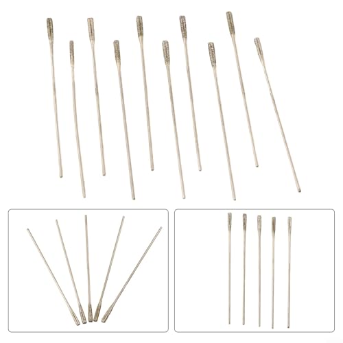 Beschichtete Bohrer für Schmuck und Glas, 10-teiliges Set in verschiedenen Größen von 1 mm bis 2 5 mm (A) von ZiStarlilife