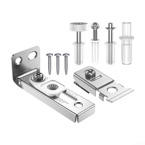 Bifold Door Hardware Kit 2-teiliges Set aus Karbonstahl für Langlebigkeit und einfache Verwendung bei Reparaturen von ZiStarlilife