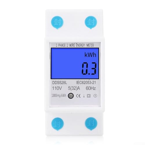 DDS528L Einphasen-Strommonitor mit breiter Spannungskompatibilität und klarem LCD-Display (110 V, 60 Hz) von ZiStarlilife