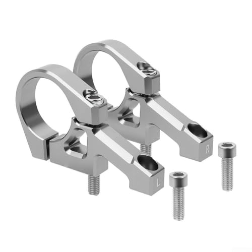 Direct Mount Stem Engineered for DH Mountain Bikes with For Dual Crown Forks (Silver) von ZiStarlilife