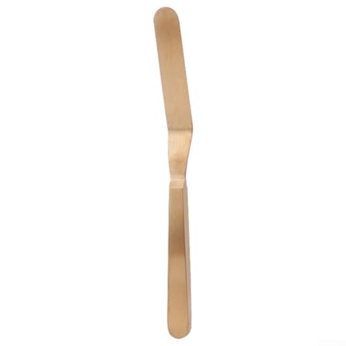 Edelstahl-Kuchenspachtel mit komfortablem Griff, perfektes Werkzeug für professionelle Kuchendekoration (Bronze) von ZiStarlilife
