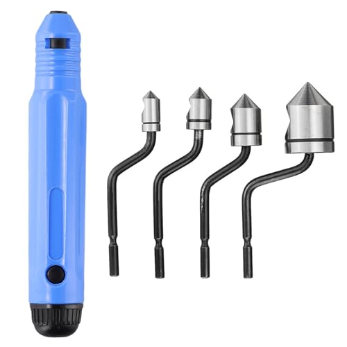Entgratwerkzeug-Set mit NB1000 Griff plus BC6301830110411651 Schneidköpfe für Kantenbearbeitung auf Stahl, Aluminium, Gummi und Kunststoffoberflächen (5 Stück) von ZiStarlilife