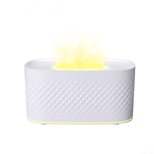 Entspannendes Aromatherapie-Erlebnis Diffusor für ätherische Öle mit intermittierenden Sprays und automatischer Abschaltung plus sieben beruhigende Lichtoptionen (weiß) von ZiStarlilife