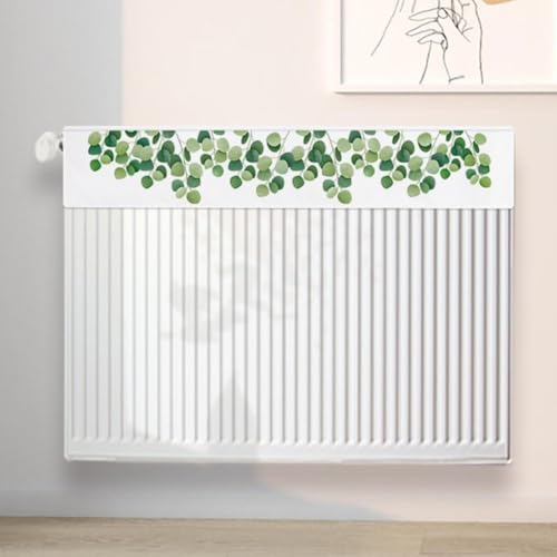 Halbverpackte Heizabdeckung aus Leinen für Heizkörper, schmutzabweisender Stoff behält Form und Frische, schützt Wände vor Ruß und verbessert die Raumdekoration (100 cm) von ZiStarlilife