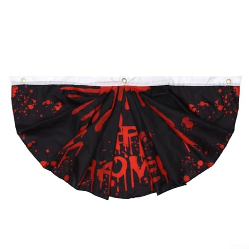 Halloween Party Essential Polyester Hanging Flags with Unique Patterns to Create a Spooky Vibe (B) von ZiStarlilife