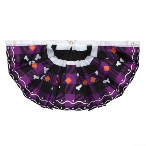 Halloween Party Essential Polyester Hanging Flags with Unique Patterns to Create a Spooky Vibe (C) von ZiStarlilife