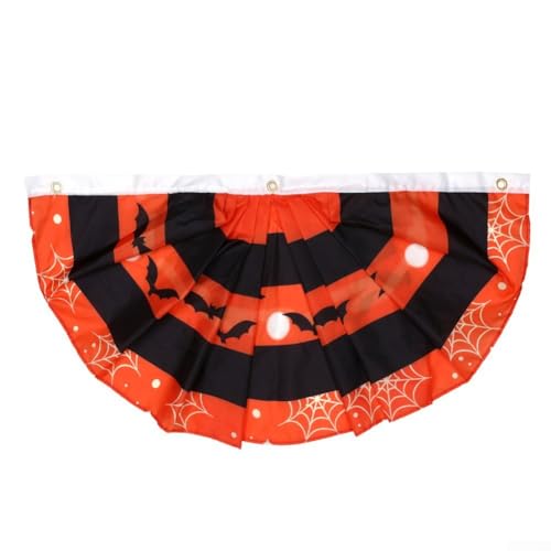 Halloween Party Essential Polyester Hanging Flags with Unique Patterns to Create a Spooky Vibe (E) von ZiStarlilife