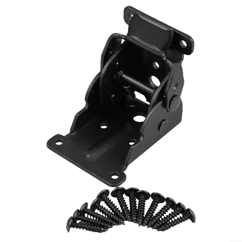 Klappbare Tischbeinhalterungen aus Metall für Tisch-, Stuhl-, Schrank- und Schubladenanwendungen (schwarz) von ZiStarlilife