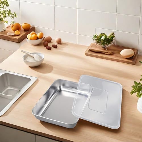Lebensmittelkonservierungsbox, Konservierungsbox, Isoliert Wärme Lebensmittel Aufbewahrungsbox, Edelstahl Lebensmittel Tabletts, Lebensmittelbehälter Box für Outdoor Camping (B) von ZiStarlilife