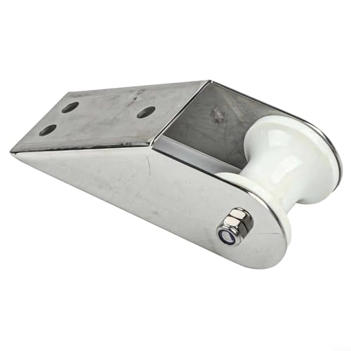 Marinequalität 316 Edelstahl Bogenanker Rollenhalterung mit Nylonrollen und Federstiften, entworfen für sichere Verankerung und Kratzschutz von ZiStarlilife