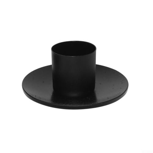 Metall-Kerzenständer für den Schreibtisch, dekorativer Kerzenständer aus Eisen für Zuhause, Restaurant, Hotel, Hochzeit, Party, Festival (klein, schwarz) von ZiStarlilife