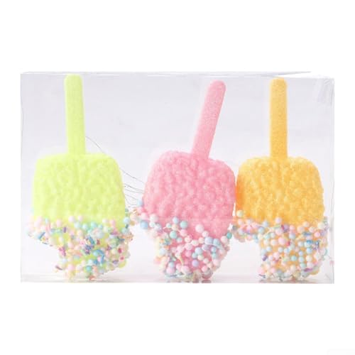 PVC-Weihnachtskugel-Ornament mit unverwechselbarer Süßigkeitenform, geeignet zum Aufhängen von Bäumen und Urlaubsarrangements, um eine fröhliche saisonale Umgebung für Kinder zu schaffen (D) von ZiStarlilife