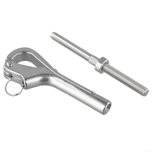 Pelikanhaken zum Öffnen aus Edelstahl, Schnellverschluss für Anker und Rettungsflöße (10 mm) von ZiStarlilife