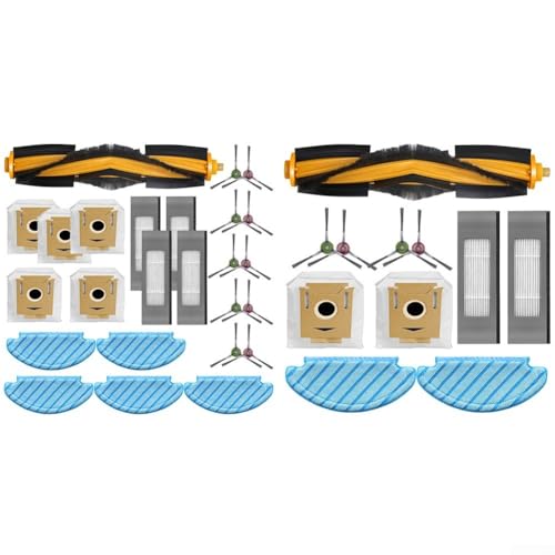 Teile-Set für DEEBOOT N10/N10 PLUS Roboterstaubsauger Hauptbürste, Wischmopp für Pads, Filter und Seitenbürsten (B) von ZiStarlilife