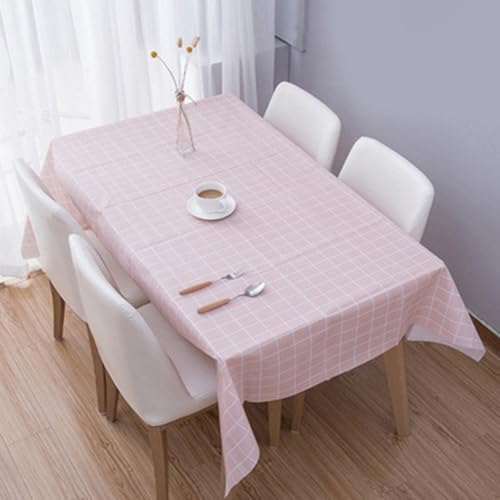 Tischdecke, verbrühungssichere Tischdecke, PVC-Material, wasserdicht und schmutzabweisend, rechteckiges Design, für Bankett, Heimdekoration, 137 x 90 cm (3) von ZiStarlilife