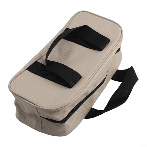 Tragbare Werkzeugtasche mit Handschlaufe und Reißverschluss, für Elektriker, Tischler, Künstler und Reparaturen zu Hause (gelb) von ZiStarlilife