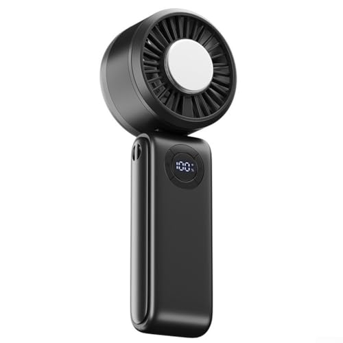 Turbine Airflow Handgerät, leicht, wiederaufladbar, perfekter Begleiter für Veranstaltungen im Freien oder auf Reisen (schwarz) von ZiStarlilife