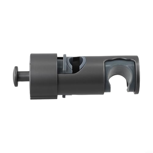 Verstellbarer Duschkopfhalter mit Haken und ohne Bohren, kompatibel mit Duschstangen 16 27 mm, entworfen für Stabilität und Komfort (grau) von ZiStarlilife