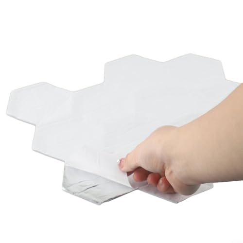 Wasserdichte Wandaufkleber für Küche und Badezimmer, PVC-Material für einfache Anwendung auf glatten Glas- und Metalloberflächen (1 Stück) von ZiStarlilife