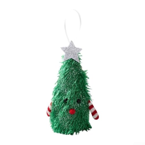 Weihnachtsdekoration mit beleuchteten Stofffiguren mit weicher Textur und warmen Lichtern für festliche Atmosphäre (grün) von ZiStarlilife