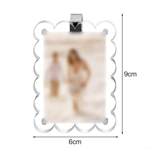 ZiStarlilife 3 Stück Acryl-Bilderrahmen mit Clips, Auto-Sonnenblende, magnetische Halterungen für Kühlschrank, Auto, Sonnenblende, transparenter Wellenstil-Bilderrahmen, 6 x 9 cm ZiStarlilife 3 Stück Acryl-Bilderrahmen mit Clips, Auto-Sonnenblende, magnetische Halterungen für Kühlschrank, Auto, Sonnenblende, transparenter Wellenstil-Bilderrahmen, 6 x 9 cm von ZiStarlilife