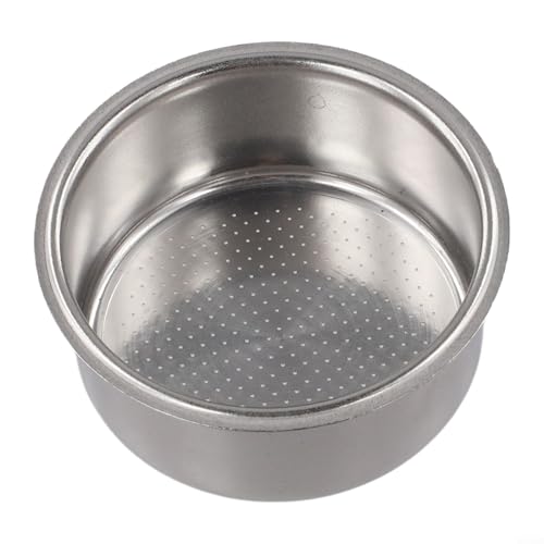 ZiStarlilife 51 mm Edelstahl-Filterkorb, einlagig, kompatibel mit Kaffeemaschinen für den Heimgebrauch für zwei Tassen ZiStarlilife 51 mm Edelstahl-Filterkorb, einlagig, kompatibel mit Kaffeemaschinen für den Heimgebrauch für zwei Tassen von ZiStarlilife