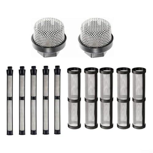 ZiStarlilife Airless-Sprühsieb-Set mit Strohfilter-Pumpenkernfilter für 390 395 490 495 5956712 Modelle 60 Mesh Standardfilter Metall-Saugpumpe ZiStarlilife Airless-Sprühsieb-Set mit Strohfilter-Pumpenkernfilter für 390 395 490 495 5956712 Modelle 60 Mesh Standardfilter Metall-Saugpumpe von ZiStarlilife