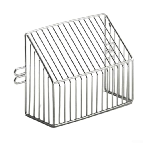 ZiStarlilife Dachrinnenschutz, Edelstahl, Wand, Ecken, Bodenablaufabdeckung, Dachrinne, Laubschutz, Anti-Verstopfung, Drainagefilter für Balkon, Garten, Rohre (15,5 cm) von ZiStarlilife
