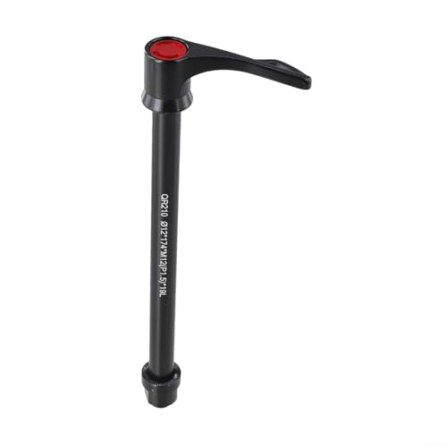 ZiStarlilife Fahrrad Steckachshebel Schnellspanner für 12 x 142 mm Hinterradnabe Aluminiumlegierung Schwarz 199 mm Gesamtlänge verstellbarer Griff von ZiStarlilife