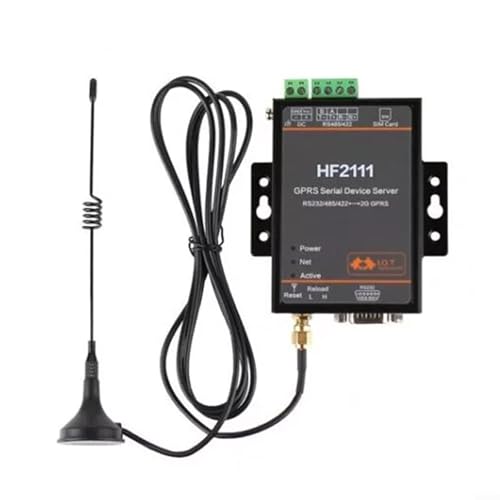 ZiStarlilife HF2111 Industrieller serieller Server RS232 RS485 RS422 Kommunikationsmodul, mit GPRS-Netzwerkunterstützung für SPS-Steuerungssystem Datenübertragung von ZiStarlilife