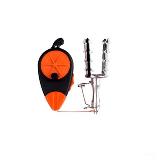 ZiStarlilife Haken und Köder Recover Edelstahl-Angelköder mit 30 m PE-Linie und 60 kg Zugkraft für Süß- und Salzwasserangeln (A) von ZiStarlilife