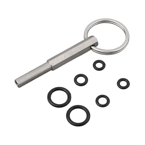 ZiStarlilife Kaffeemaschine Reparatur Werkzeug Set Oval Kopf Bit Schlüssel Edelstahl Service Tool mit 6 Gummiringen für Capresso für Franke Modelle ZiStarlilife Kaffeemaschine Reparatur Werkzeug Set Oval Kopf Bit Schlüssel Edelstahl Service Tool mit 6 Gummiringen für Capresso für Franke Modelle von ZiStarlilife