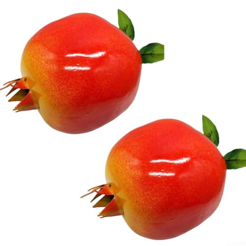 ZiStarlilife Künstlicher Granatapfel-Schaumstoff, Obstmodell, realistische Heimdekoration, Fotografie-Requisiten, Display, Ornamente, Küchentisch, Tafelaufsatz, pädagogische Lehrwerkzeuge (Granatapfel ZiStarlilife Künstlicher Granatapfel-Schaumstoff, Obstmodell, realistische Heimdekoration, Fotografie-Requisiten, Display, Ornamente, Küchentisch, Tafelaufsatz, pädagogische Lehrwerkzeuge (Granatapfel von ZiStarlilife
