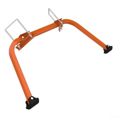 ZiStarlilife Leiter Stabilisator Bar Verlängerung Leiter Sicherheitsstütze Dachrinnenschutz Rutschfester Stand Off, mit T-Griff Design für Dachlackierung Reinigung (Orange) von ZiStarlilife