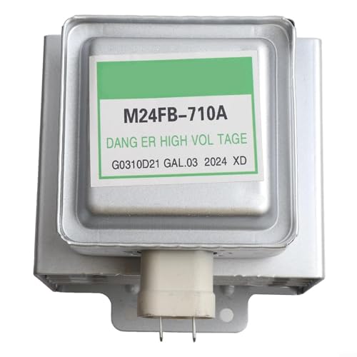 ZiStarlilife Mikrowellenherd Magnetron Ersatzteil Metall 6-Loch M24FB-710AB Kompatibel mit Galanz Modellen Hochvolt Mikrowellenherd Magnetron von ZiStarlilife