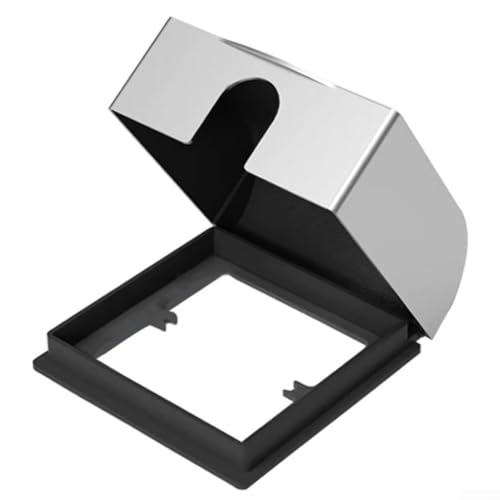 ZiStarlilife Outdoor Steckdose Regenschutz, Wasserdicht Widerstand Edelstahl Schutzhülle Steckdose Schalter Outlet Protector Box, für Garten und Balkon ZiStarlilife Outdoor Steckdose Regenschutz, Wasserdicht Widerstand Edelstahl Schutzhülle Steckdose Schalter Outlet Protector Box, für Garten und Balkon von ZiStarlilife