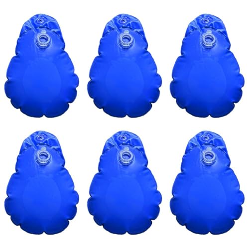 ZiStarlilife Poolabdeckung, Wasserbeutel, PVC, Winter-Poolabdeckungsgewichte mit Haken, blau, auslaufsicher, Schwimmbadabdeckungshalter für oberirdische Pools, Dunkelblau, 6 Stück ZiStarlilife Poolabdeckung, Wasserbeutel, PVC, Winter-Poolabdeckungsgewichte mit Haken, blau, auslaufsicher, Schwimmbadabdeckungshalter für oberirdische Pools, Dunkelblau, 6 Stück von ZiStarlilife