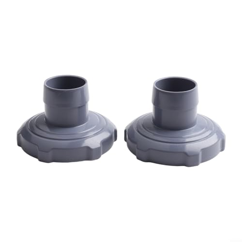 ZiStarlilife Poolschlauch-Adapter, Skimmer-Anschluss, 9,1 cm, Schwimmbad-Vakuumschlauch-Adapter, Wasserdurchflusssystem, Ersatzteil für oberirdische Pools (2 Stück) von ZiStarlilife