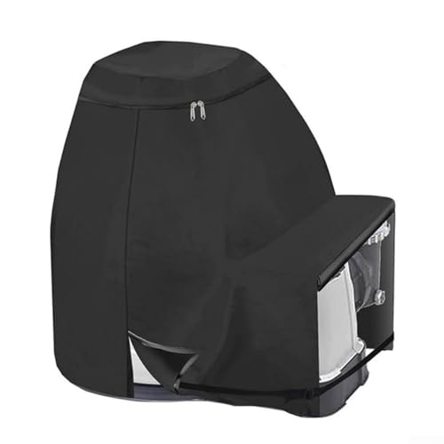 ZiStarlilife Schwimmbad-Sandfilterabdeckung, Oxford-Stoff, wasserdichte Schutzausrüstung, Abdeckung, mit elastischer Schnalle, für 40,6-45,7 cm Poolpumpe, 70 x 65 x 55 cm, Schwarz (420D) von ZiStarlilife