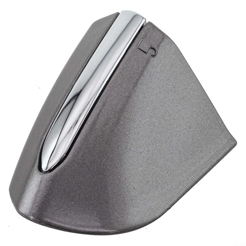 ZiStarlilife Vordere linke Fahrerseite Türgriff Schlüsselblende Abdeckung Kappe kompatibel mit Ford Mondeo MK5 2013–2019 Fusion 2015–2020 Edge- MK2 für Taurus 2015–2020 (grau verchromt) von ZiStarlilife