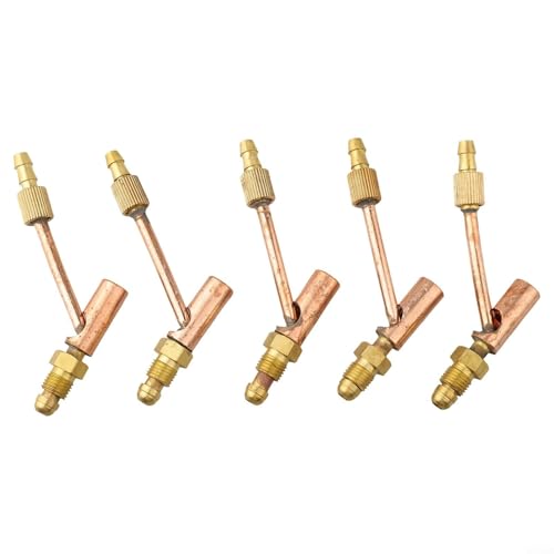 ZiStarlilife WIG-Schweißkabel-Stecker, Schnellverbindung, Gas-separater Anschluss, für WP9 WP17 WP26 Taschenlampe, wassergekühltes Kupfermaterial, 5er-Pack (WP9 WP17) von ZiStarlilife