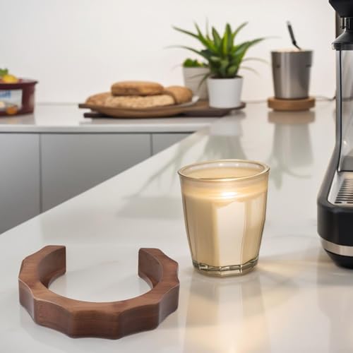 ZiStarlilife Walnussholz E61 Kaffeemaschine Hitzeschild Anti-Verbrühungsring für Lelit Serie Brühkopf Siebträger, hitzebeständige Wärmedämmung Abdeckung ZiStarlilife Walnussholz E61 Kaffeemaschine Hitzeschild Anti-Verbrühungsring für Lelit Serie Brühkopf Siebträger, hitzebeständige Wärmedämmung Abdeckung von ZiStarlilife